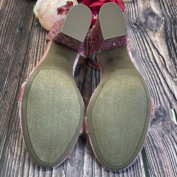 GUESS Pink BamBam Block-Heel Dress Sandals - Picture 6 of 9